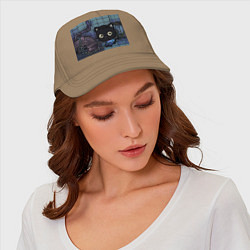 Бейсболка Котик Пила, цвет: миндальный — фото 2