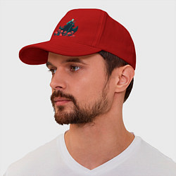 Бейсболка Седовласый некромант, цвет: красный — фото 2