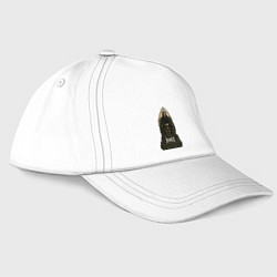 Бейсболка Bones на троне из черепов, цвет: белый