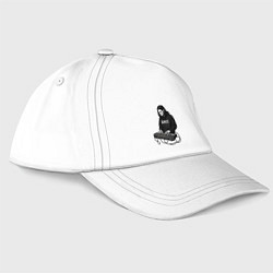 Бейсболка Bones за клавишами, цвет: белый