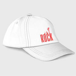 Бейсболка Rock Flame, цвет: белый