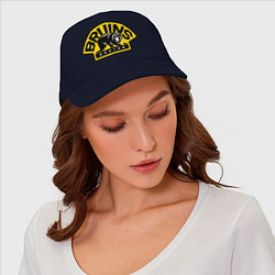 Бейсболка HC Boston Bruins Label, цвет: тёмно-синий — фото 2