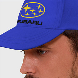 Бейсболка Subaru Logo, цвет: синий — фото 2