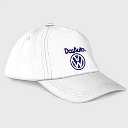 Бейсболка Volkswagen Das Auto, цвет: белый