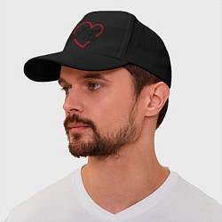 Бейсболка Женат на Ирине, цвет: черный — фото 2