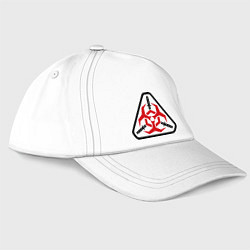 Бейсболка Двенадцать обезьян, цвет: белый