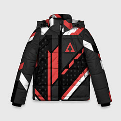 Куртка зимняя для мальчика CS:GO Cyrex Pattern, цвет: 3D-черный