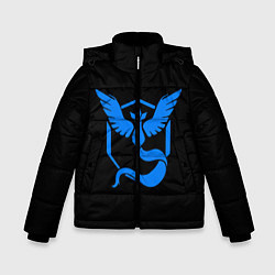 Куртка зимняя для мальчика Pokemon Blue Team, цвет: 3D-черный