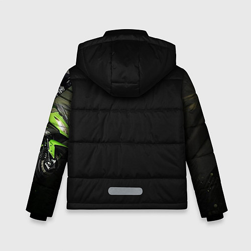 Зимняя куртка для мальчика Kawasaky / 3D-Черный – фото 2
