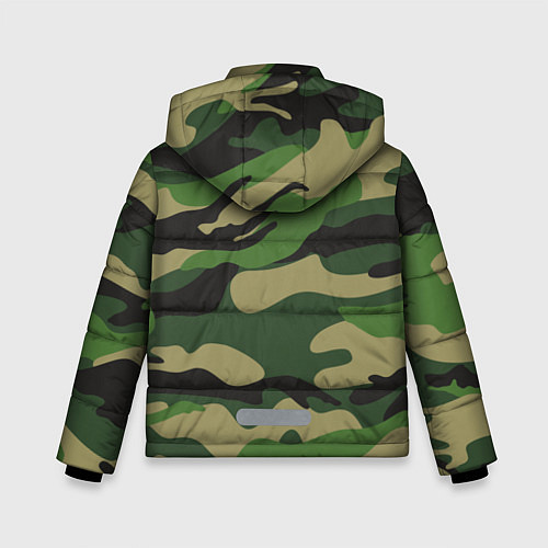 Зимняя куртка для мальчика Камуфляж: хаки/зеленый / 3D-Черный – фото 2