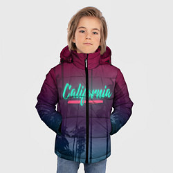 Куртка зимняя для мальчика California, цвет: 3D-черный — фото 2