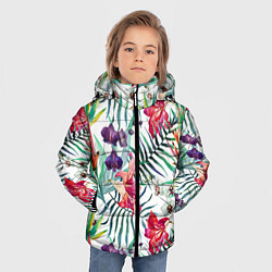 Куртка зимняя для мальчика Фэшн 8, цвет: 3D-черный — фото 2