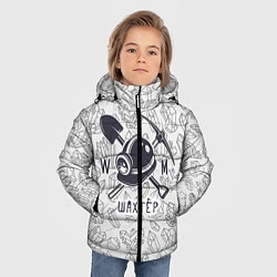 Куртка зимняя для мальчика Шахтёр, цвет: 3D-светло-серый — фото 2