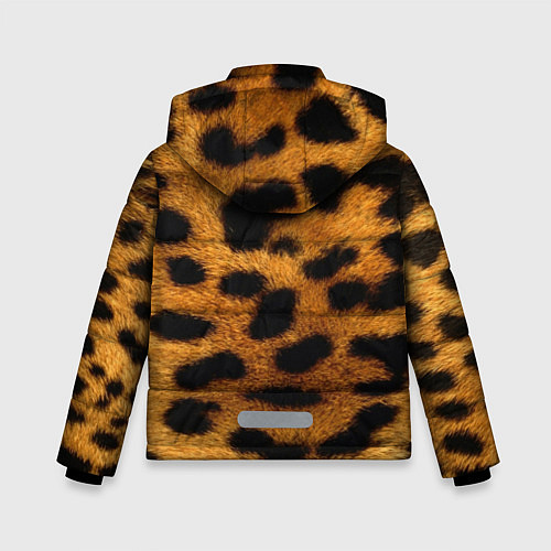 Зимняя куртка для мальчика Шкура леопарда / 3D-Черный – фото 2