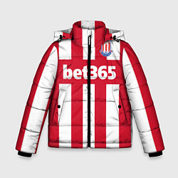 Куртка зимняя для мальчика Stoke City FC: Bet365, цвет: 3D-черный