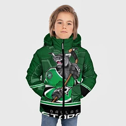 Куртка зимняя для мальчика Dallas Stars, цвет: 3D-светло-серый — фото 2