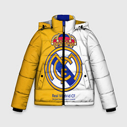 Куртка зимняя для мальчика Real Madrid CF, цвет: 3D-светло-серый