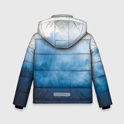 Зимняя куртка для мальчика Компас приключений / 3D-Черный – фото 2