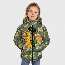 Куртка зимняя для мальчика Blackhawks Camouflage, цвет: 3D-светло-серый — фото 2