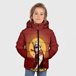 Куртка зимняя для мальчика Маркс: Ill Be Back, цвет: 3D-светло-серый — фото 2