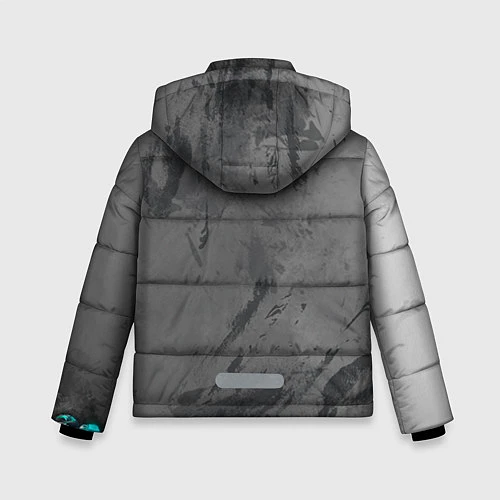 Зимняя куртка для мальчика Фитоняшка / 3D-Светло-серый – фото 2