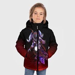 Куртка зимняя для мальчика Symbols, цвет: 3D-черный — фото 2