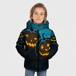Куртка зимняя для мальчика Halloween3, цвет: 3D-светло-серый — фото 2