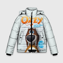 Куртка зимняя для мальчика Ozzy Dog, цвет: 3D-черный