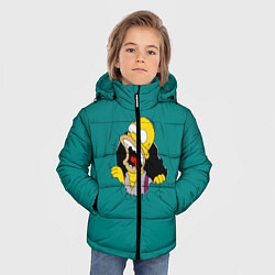 Куртка зимняя для мальчика Alien-Homer, цвет: 3D-красный — фото 2