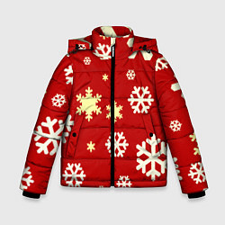 Куртка зимняя для мальчика Snow, цвет: 3D-черный