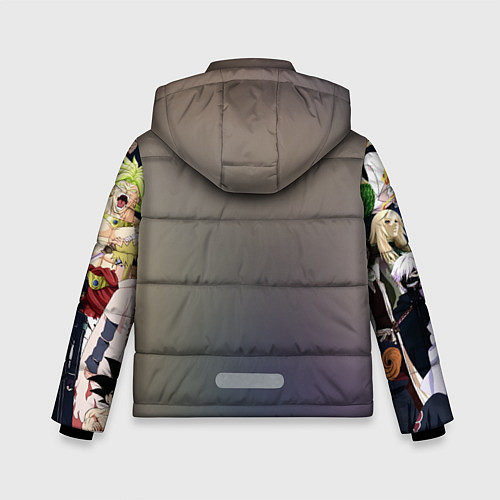 Зимняя куртка для мальчика Аниме / 3D-Черный – фото 2
