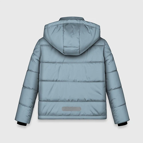 Зимняя куртка для мальчика Лицо Бендера / 3D-Черный – фото 2
