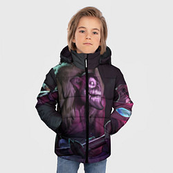 Куртка зимняя для мальчика Dazzle, цвет: 3D-черный — фото 2