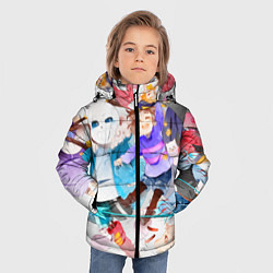 Куртка зимняя для мальчика Герои подземелья, цвет: 3D-черный — фото 2