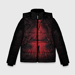 Куртка зимняя для мальчика Alien: Space Ship, цвет: 3D-черный