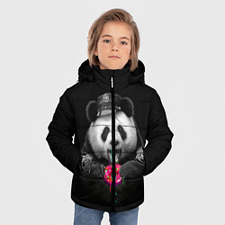 Куртка зимняя для мальчика Donut Panda, цвет: 3D-черный — фото 2