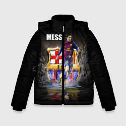 Куртка зимняя для мальчика Messi FCB, цвет: 3D-красный