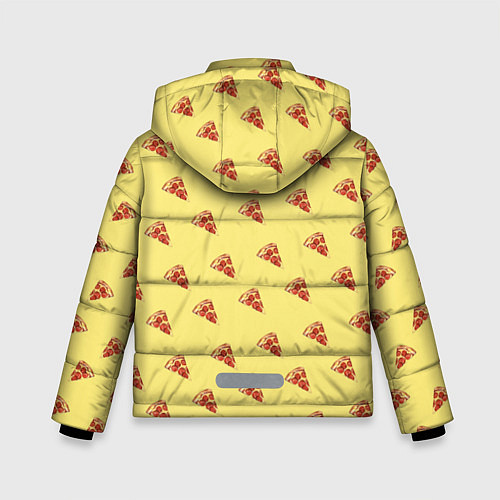 Зимняя куртка для мальчика Рай пиццы / 3D-Черный – фото 2