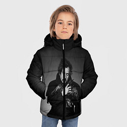 Куртка зимняя для мальчика Тим Бёртон, цвет: 3D-черный — фото 2