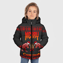 Куртка зимняя для мальчика Свитер для думера, цвет: 3D-черный — фото 2