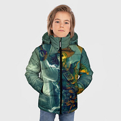 Куртка зимняя для мальчика Пират, цвет: 3D-черный — фото 2