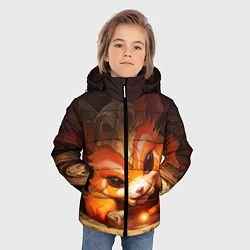 Куртка зимняя для мальчика Gnar, цвет: 3D-светло-серый — фото 2