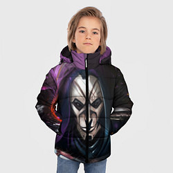 Куртка зимняя для мальчика Mask, цвет: 3D-светло-серый — фото 2