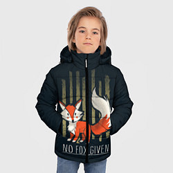 Куртка зимняя для мальчика No Fox Given, цвет: 3D-черный — фото 2