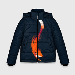 Куртка зимняя для мальчика Хитрая лисичка, цвет: 3D-красный