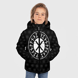 Куртка зимняя для мальчика Защита Одина, цвет: 3D-черный — фото 2
