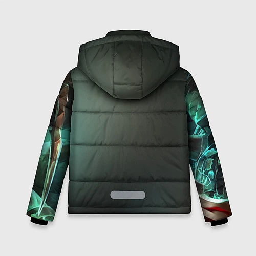 Зимняя куртка для мальчика Ренгар / 3D-Черный – фото 2