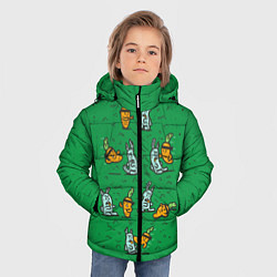 Куртка зимняя для мальчика Боевая морковь, цвет: 3D-светло-серый — фото 2