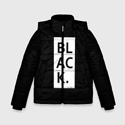 Куртка зимняя для мальчика Black, цвет: 3D-красный