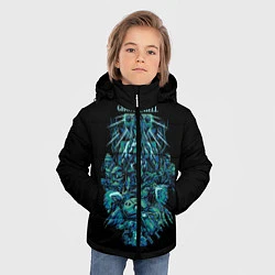 Куртка зимняя для мальчика Ghost In The Shell 7, цвет: 3D-черный — фото 2